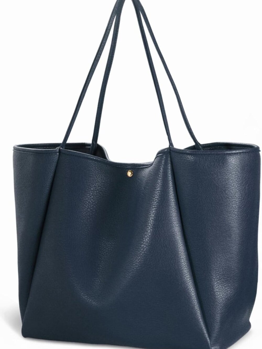 Oversized PU Leather Tote Bag for Women | Stylish Weekender Shopper Handbag